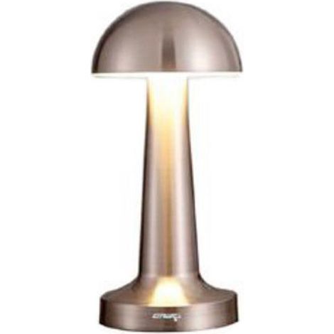 LAMPADA DA TAVOLO GRIGIO RICARICABILE USB EFFETTO TOUCH LUCE DECORATIVA 306 (1/2)