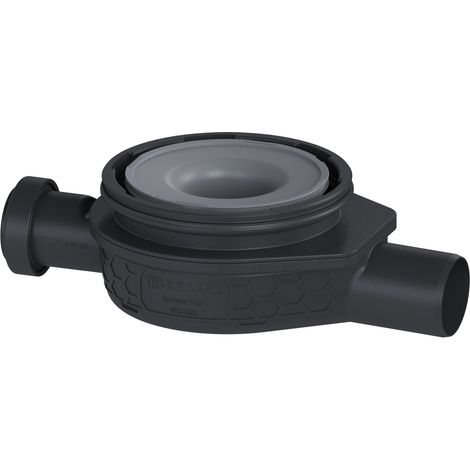 KESSEL-Cuerpo base Der Ultraflache 79 - DN 50, entrada lateral DN 40, sifón 50 mm, 44701