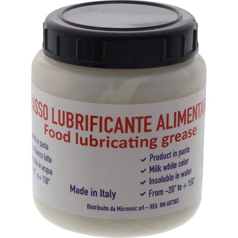 Grasso lubrificante alimentare 100g bianco certificato per planetaria robot (1/2)