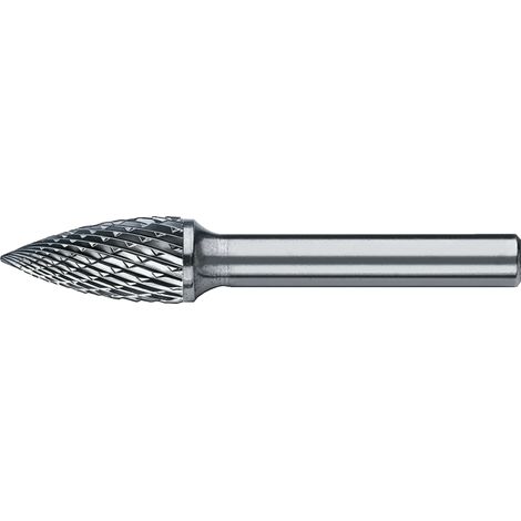 PFERD TOOLS Hartmetall Frässtift Spitzbogen SPG Ø 16x30mm Schaft-Ø 6 mm Z4 universal mittel fein (1/5)