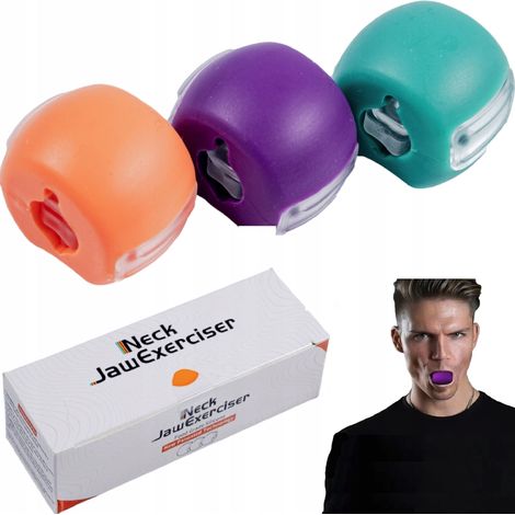 Set mit 3 verschiedenen Bändern für Kiefer- und Kieferübungen Jawline Muscle Shaper (1/5)