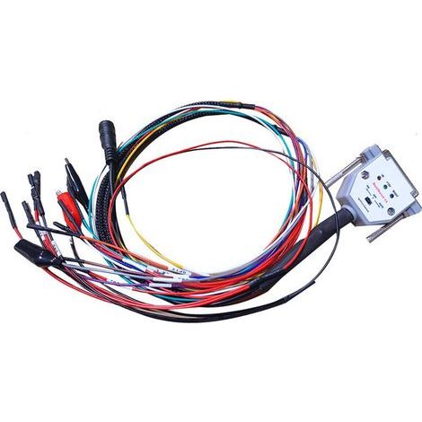 LumièRes LED Avec Cable de Banc de DéMarrage DB25 Pour SM2 PRO+ J2534 VCI Lecture éCriture ECU BATT VCC KLINE CAN-L (1/2)