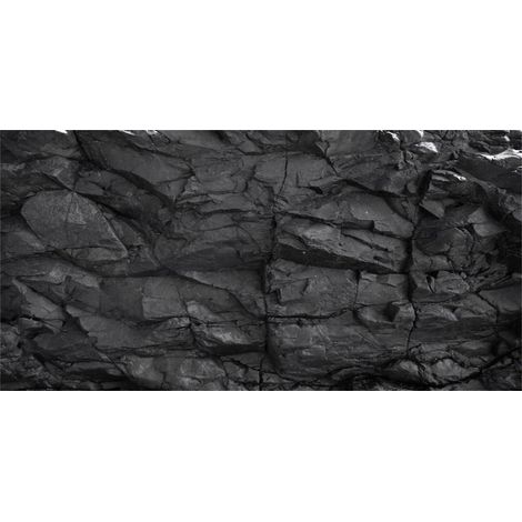 Poster de Fond d'Aquarium Motif Roche Noire Décoration Auto-Adhésive pour Terrarium et Vivarium (1/5)