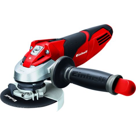 meuleuse d'angle 600 W, Rouge/Noir, diamètre du disque 115 mm, clé dans la poignée supplémentaire, sans disque de coupe (1/5)