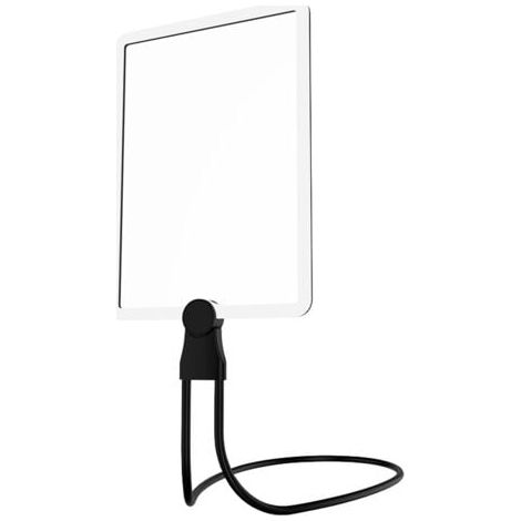 5X Loupe avec Lumière 50 LEDs, Rechargeable Loupe De Lecture Rectangulaire, Col De Cygne Flexible Loupe Eclairante Main Libre (1/5)