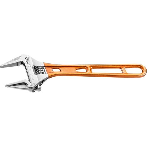 Llave ajustable NEO TOOLS de 256 mm (0-43 mm): duradera y ligera (1/2)