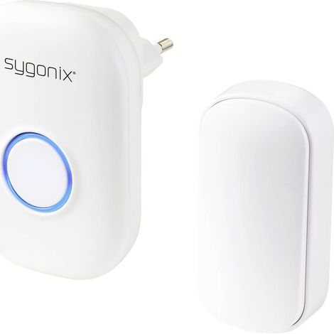 Sygonix SY-5225388 Campanello senza fili Kit completo senza batteria, con luce (1/5)
