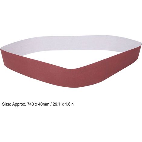 10PCS Alumine Courroie Ponçage Bande Abrasif Outil Meulage Polissage 740 x 40 mm pour Mobilier Menuiserie Grain 240 (1/5)