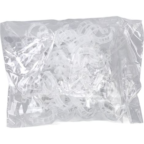 300 Pcs Attaches Tomates Plastique Réutilisables, Fixation Optimale pour Plantes et Fleurs, Lot de 50 par Paquet (1/5)
