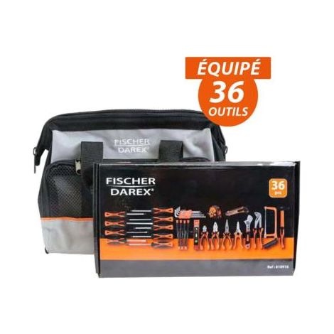 Caisse sac à outil nylon fond étanche équipé 36 outils (1/2)