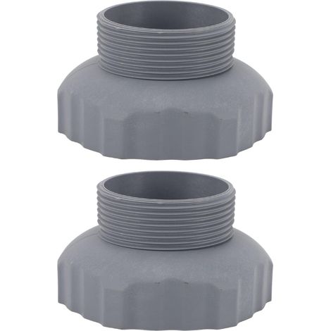 Passender Poolschlauchadapter für Aufstellpoolskimmer 11239, 2 Stück, Kunststoff, vielseitig, kompatibel mit Wandarmaturen