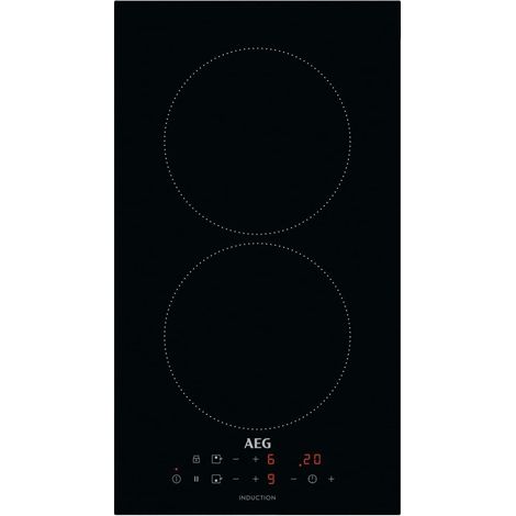 AEG Piano cottura a induzione nero 30 cm compatto moderno