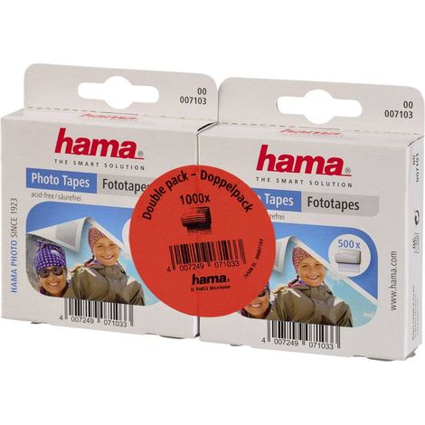 Hama Autocollants Double Face translucide 12 x 13 mm (1/3)