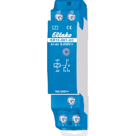 Eltako Steuerrelais f.Reihen-EB 1W pot.frei 16A/250V ER12-001-UC