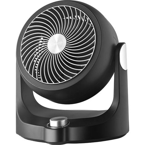 Ventilador de sobremesa Cartago motor AC 40W negro plata