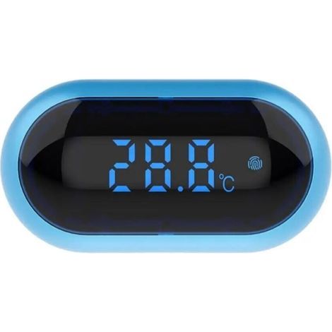 Termómetro digital LED sumergible para acuario, herramienta electrónica de medición de temperatura, resistente al agua.