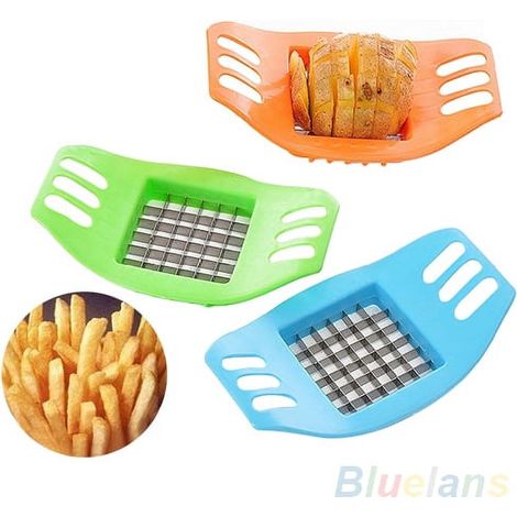 Coupe-Pommes De Terre - Coupe-Frites En Acier Inoxydable Et ABS - Pour Pommes De Terre Carottes Légumes - 1 Pièce (1/5)