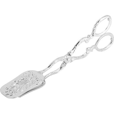 Lot de 10 pinces de service vintage en alliage de zinc, idéales pour buffet, fête et cuisine, pinces à pain et à aliments. (1/5)