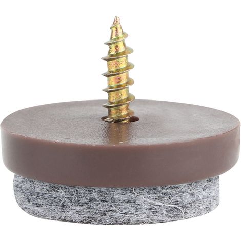 50 pièces de patins en feutre antidérapants pour pieds de meubles, armoires, tables, canapés et chaises (28 mm)
