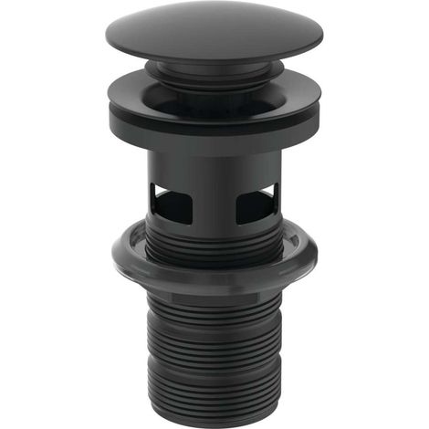 Ideal Standard - Juego de desagüe Click-Clack, negro E1482XG (1/3)
