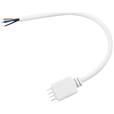 Conector macho a controlador tira LED 24V RGB (1/2)