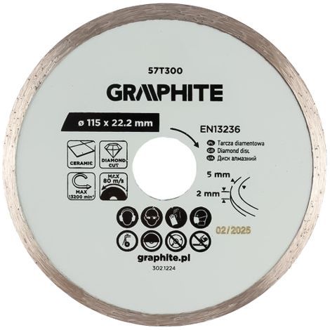 DISCO DIAMANTATO Ø 100 mm - foro 22,2 mm