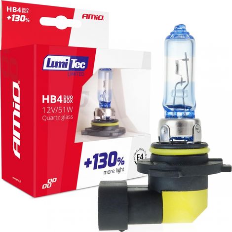 Bombillas halógenas HB4 12V 51W LumiTec limited +130% DUO amio-02104 (1/5)