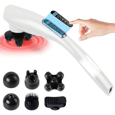 Masseur électrique pour la nuque - Massage multifonctionnel à marteau pour la relaxation du dos, des vertèbres cervicales et (1/5)