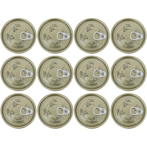 Boîtes de conservation en fer-blanc de qualité alimentaire, couleurs assorties, 36 pièces, pour desserts et fêtes. (1/5)