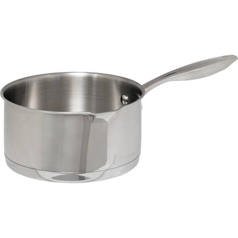 Casserole en Inox Résilience de 18 cm avec Bec Verseur, Compatible Tous Feux, y compris Induction - FIVE (1/5)