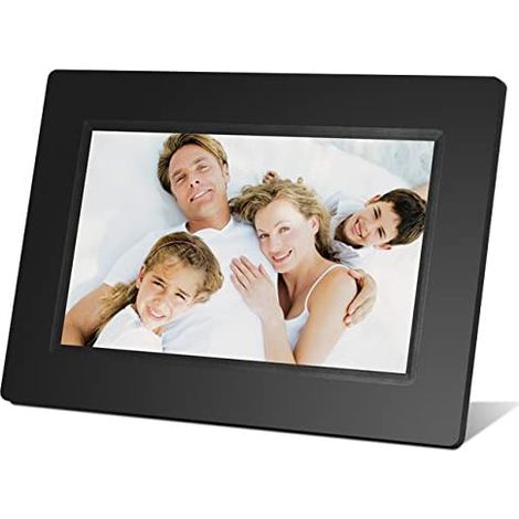 Braun DigiFrame 711 7" Yellow Digital Photo Frame - Cornice digitale (17,8 cm (7"), 800 x 480 Pixel, TFT, 250 cd / m², 400:1, 4:3, 16:9)