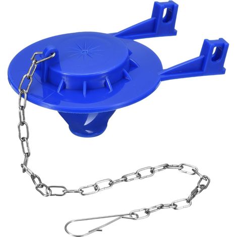 sourcing map 2" Clapet de toilette rechange universel avec chaînette, en caoutchouc compatible pour (1/5)