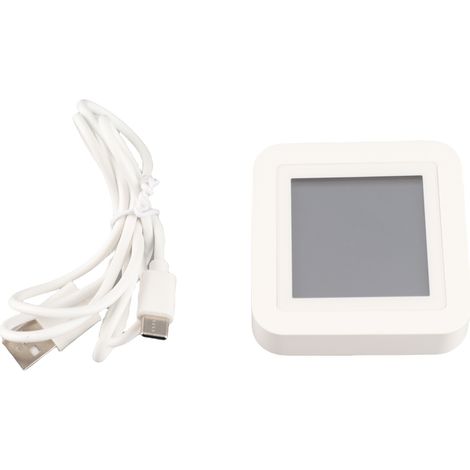 Tuya WiFi avec écran LCD, alimentation USB, capteurs intelligents, commutation °F/°C, affichage de l'heure, de la date, de la température et de l'humidité, compatible avec Alexa Home. (1/5)