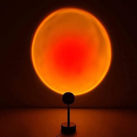 Veilleuse de nuit - A - Lumière LED de Projection - Rotation 90° - Couleur Orange - 10W (1/4)