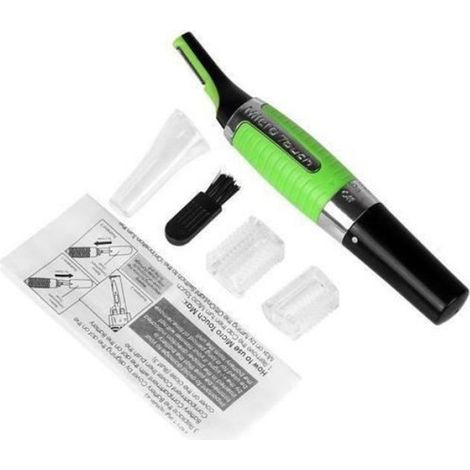 Tondeuse pour nez et oreilles - Micro trimmer tactile max - Batterie rechargeable - Accessoires inclus (1/4)