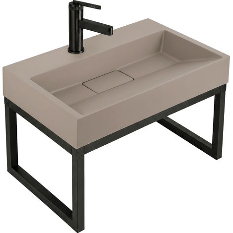 Rea Lavabo De Material Compuesto Goya Beige 50X37X14Cm (1/5)