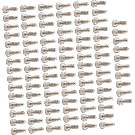 Vis inox tête cylindrique creuse à six pans (M3 x 8) - Boulon métal fileté (1/5)