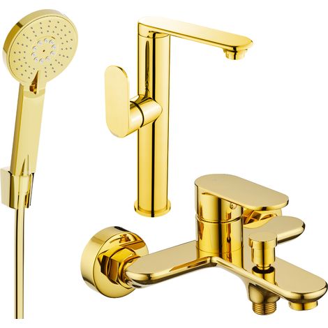 Mexen Milo R40 ensemble de bain, doré - 713153R40-50