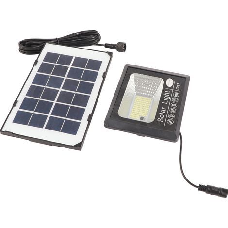 30W 100LED Solar-Stehlampe mit Fernbedienung, Timer und ultraheller Beleuchtung, wasserdicht, für den Außenbereich und den Garten. (1/5)