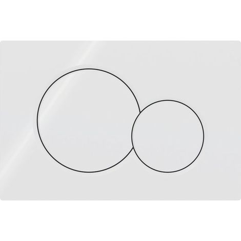Coocheer – Plaque de commande WC Geberit Sigma 01 – Matériau synthétique – Économie d'eau 3/6L – Installation sans outil – Dimensions 247x165mm (1/2)