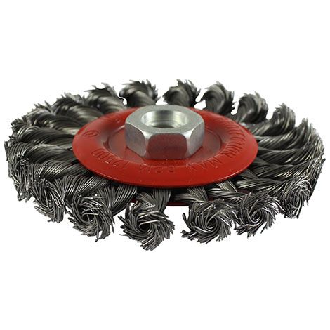 TIMCO Angle Grinder Wheel Brush Twisted Knot Steel Wire - 115mm