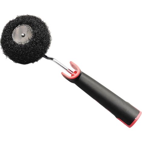 Rouleau de peinture en polyester haute densité pour applicateur d'angle précis Outil de peinture murale Poignée ergonomique Extension Rouleau