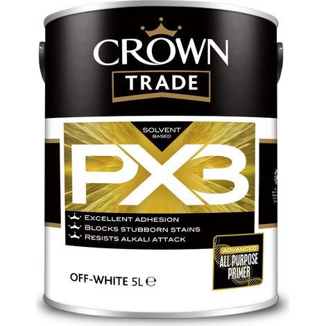 CROWN TRADE ALL PURP PRIMER PX3 OFF WHITE 5L
