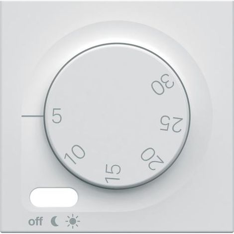 Enjoliveur thermostat gallery pure HAGER WXD315B