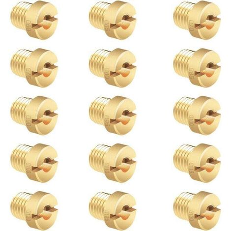 15-teiliges Hauptdüsen-Set für Vergaser M660 – 130 Hauptdüsen, XU, 12 und 17,5 mm Größe für Dell'Orto PHBN-PHVA Vergaserdüsen – KZQ
