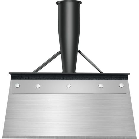 Pelle Jardinage, Outillage de Jardin, Pelle de Nettoyage Multifonctionnelle, Dispositif de Désherbage, Grattoir à Percussion, pour Espace Extérieur, Maison, Ferme(28 cm sans Poignée en Bois) (1/5)