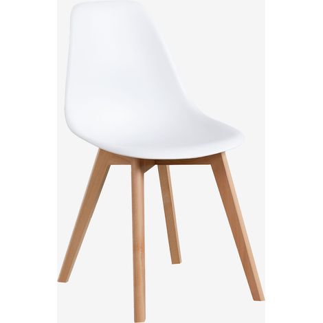 Sedia da pranzo in polipropilene e legno di faggio Scand Nordic SKLUM (1/5)