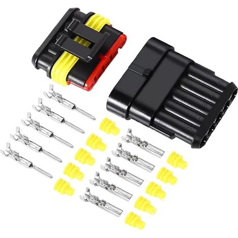 Voiture Étanche Électrique Fil Connecteurs, Kit Prise Fiche Connecteur Voiture (1/5)