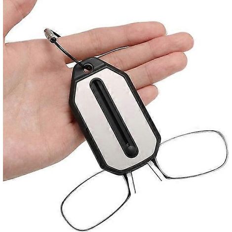 Lunettes de lecture mini avec pince-nez et porte-clés pratiques + support Thinoptics Styl, Force 2.00 (1/5)