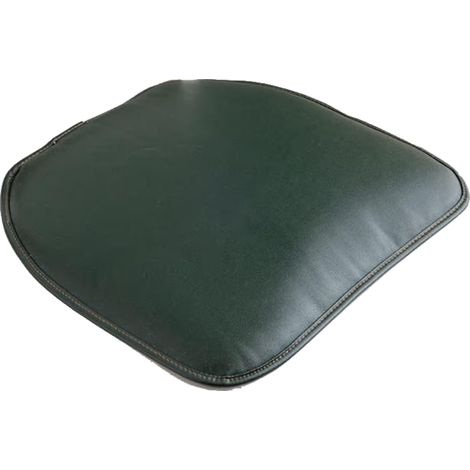 Coussin De Chaise A Manger - 43x40 Cm - Cuir Synthétique Pu - Attaches Anti-Dérapantes - Vert Foncé - 1 Pièce (1/5)